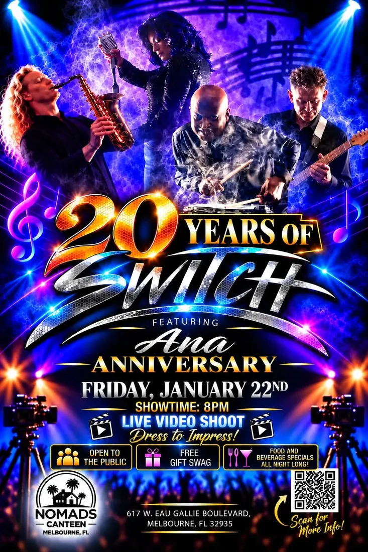 SWITCH featuring Ana live show flyer